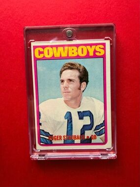 Roger Staubach 1972 Topps Rookie Card